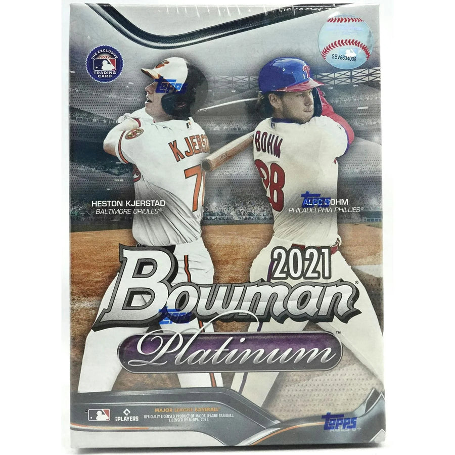 DRAFT - Just In 2021 Bowman Platinum Baseball 8-Pack Blaster Box