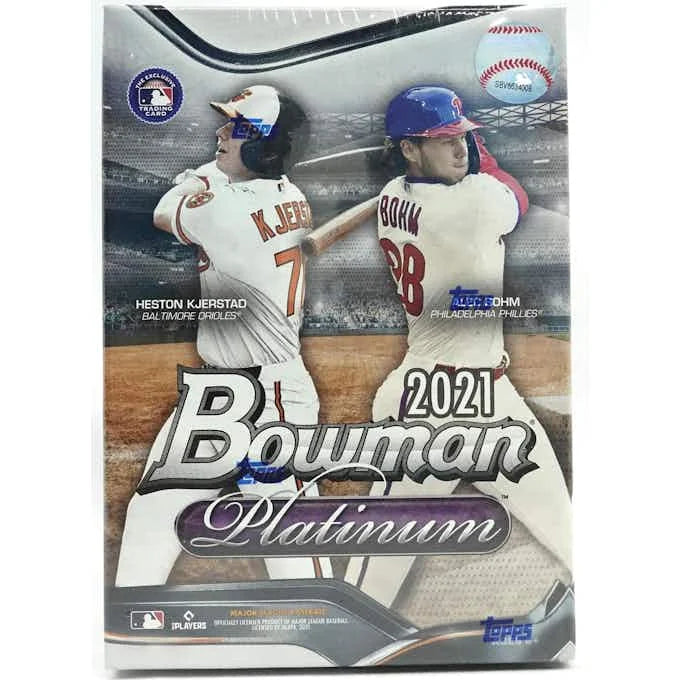 DRAFT - Just In 2021 Bowman Platinum Baseball 8-Pack Blaster Box