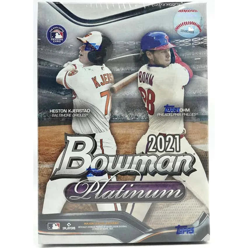 DRAFT - Just In 2021 Bowman Platinum Baseball 8-Pack Blaster Box