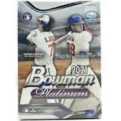 DRAFT - Just In 2021 Bowman Platinum Baseball 8-Pack Blaster Box