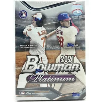 DRAFT - Just In 2021 Bowman Platinum Baseball 8-Pack Blaster Box