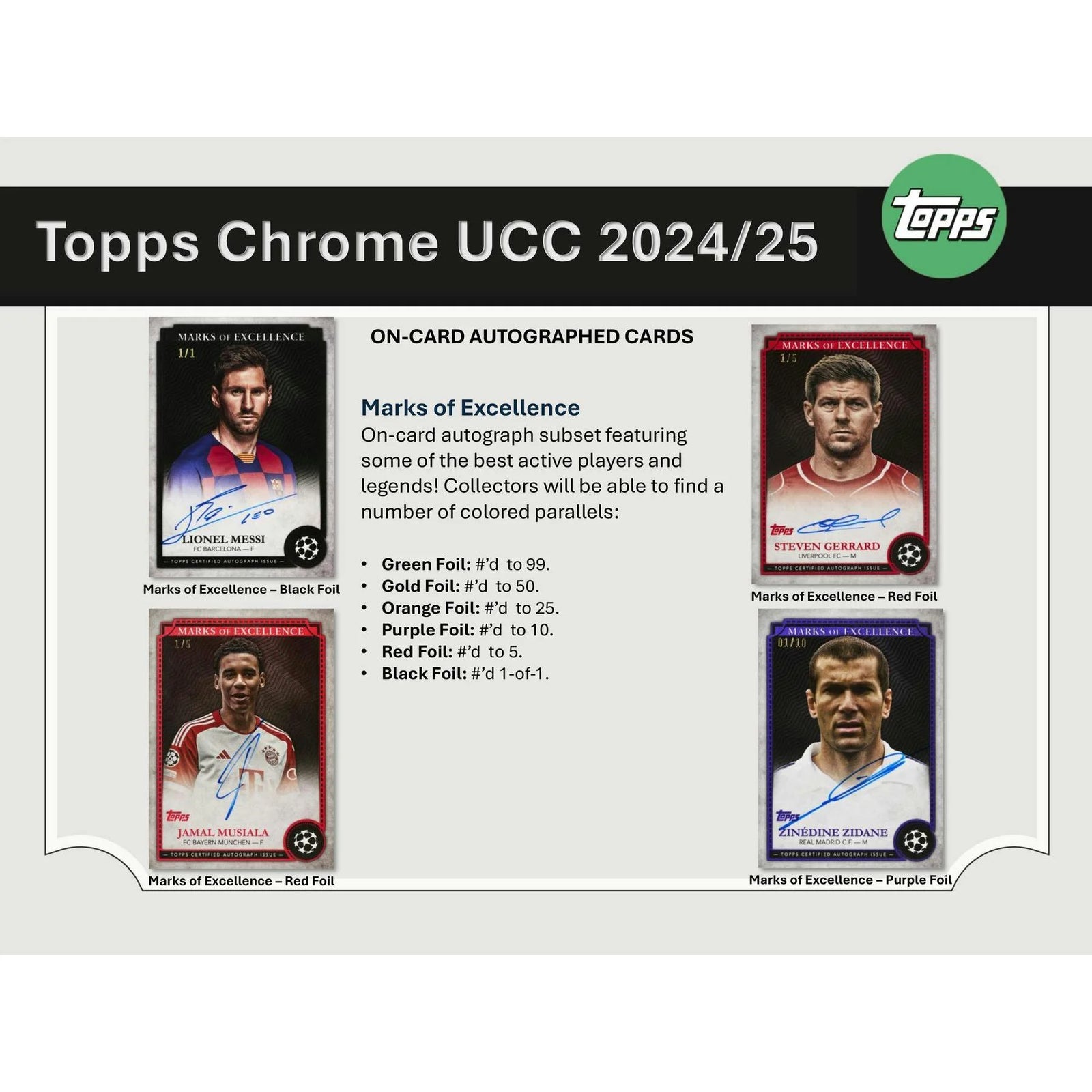 DRAFT - 2024/25 Topps Chrome UEFA Club Competitions Hobby Box