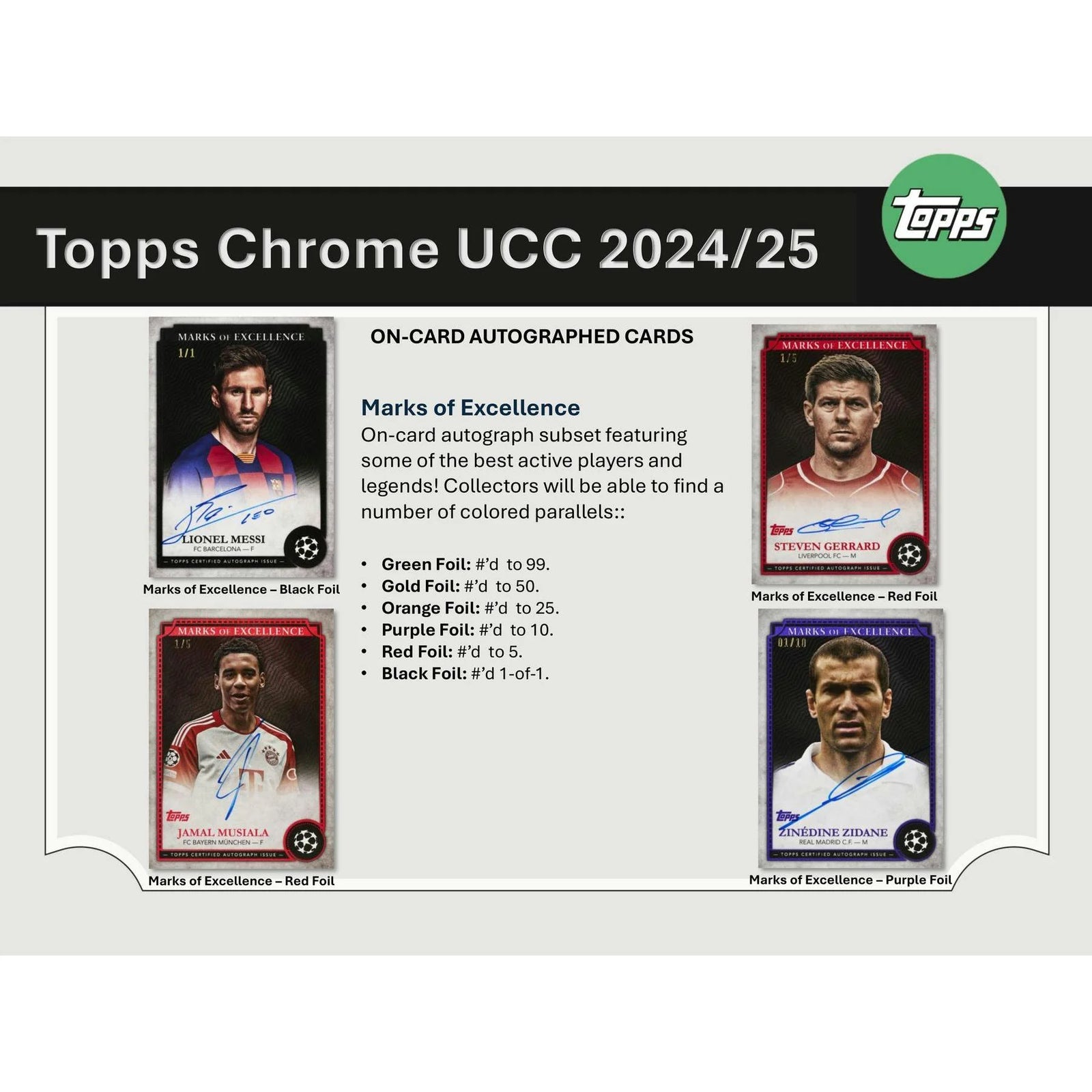 DRAFT - 2024/25 Topps Chrome UEFA Club Competitions Blaster Box