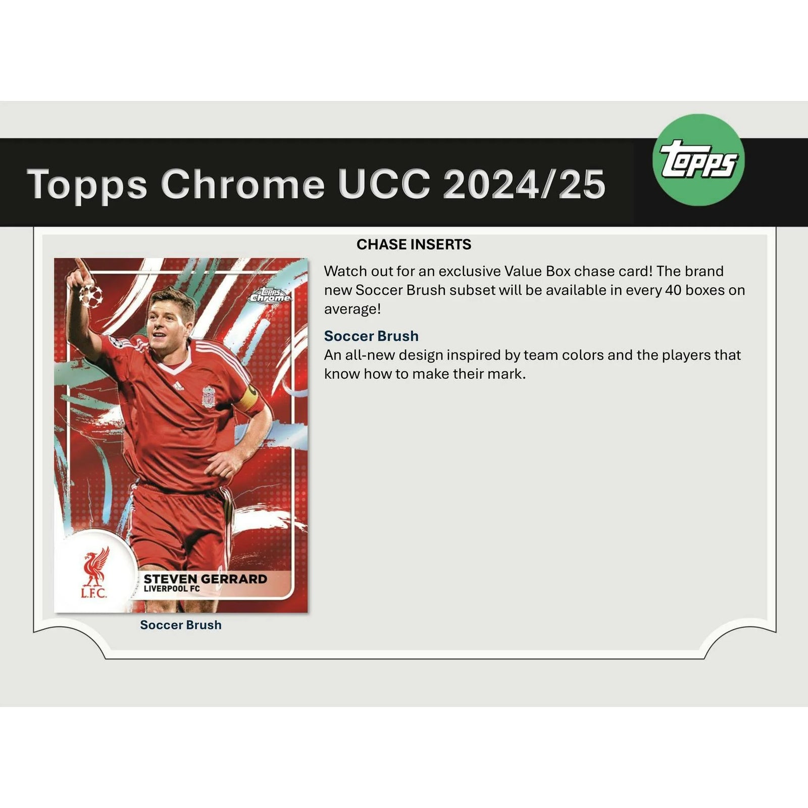 DRAFT - 2024/25 Topps Chrome UEFA Club Competitions Blaster Box