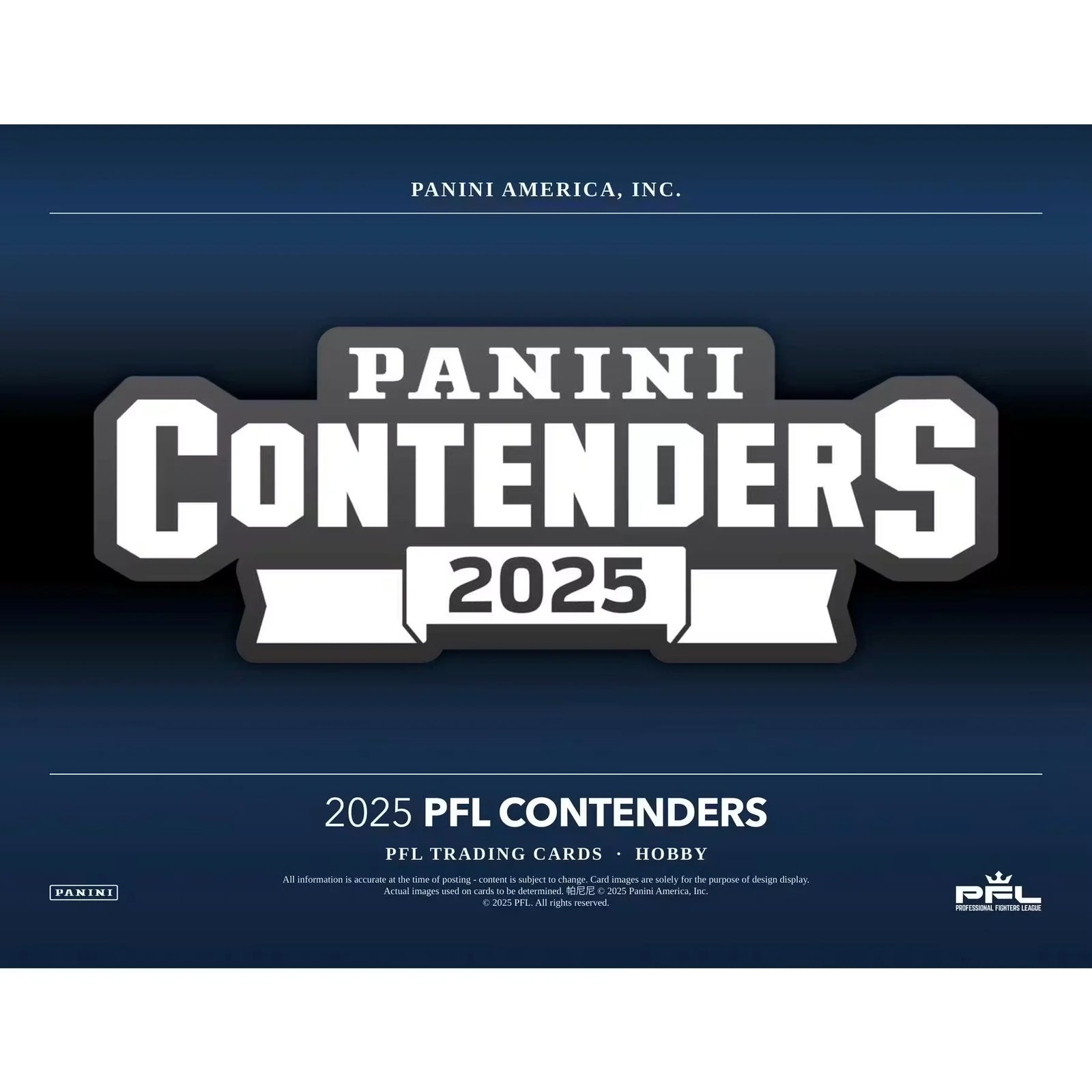 2025 Panini Contenders PFL Hobby Box | MMA Autographs (Ships Sealed Only)