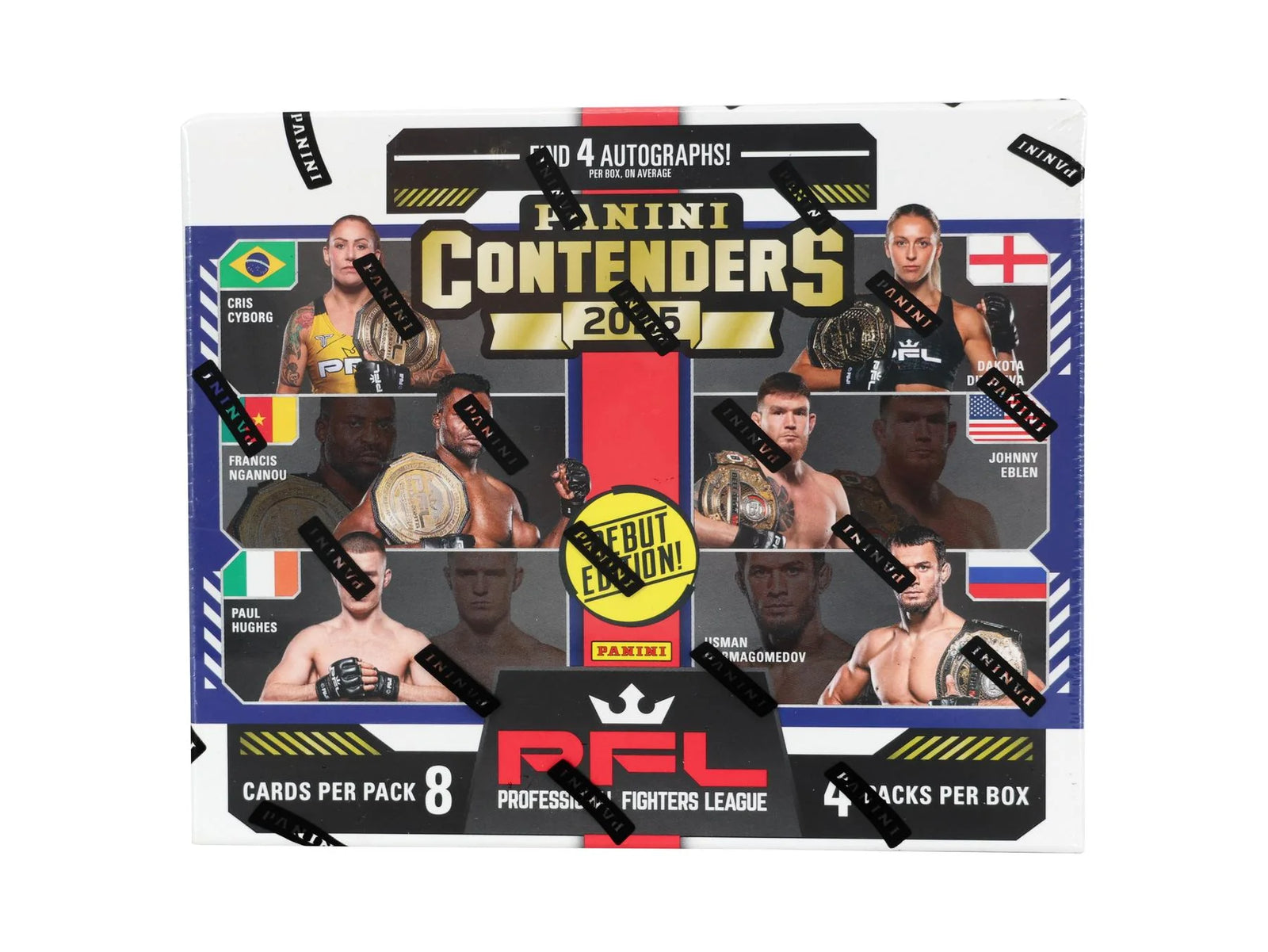 2025 Panini Contenders PFL Hobby Box | MMA Autographs (Ships Sealed Only)