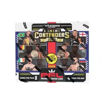 2025 Panini Contenders PFL Hobby Box | MMA Autographs (Ships Sealed Only)