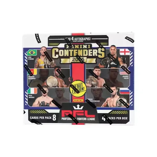 2025 Panini Contenders PFL Hobby Box | MMA Autographs (Ships Sealed Only)