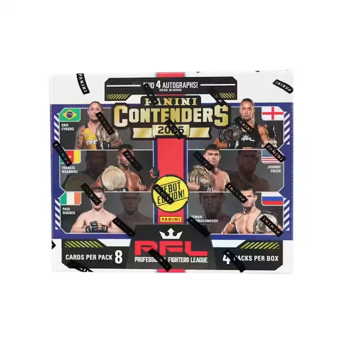 2025 Panini Contenders PFL Hobby Box | MMA Autographs (Ships Sealed Only)