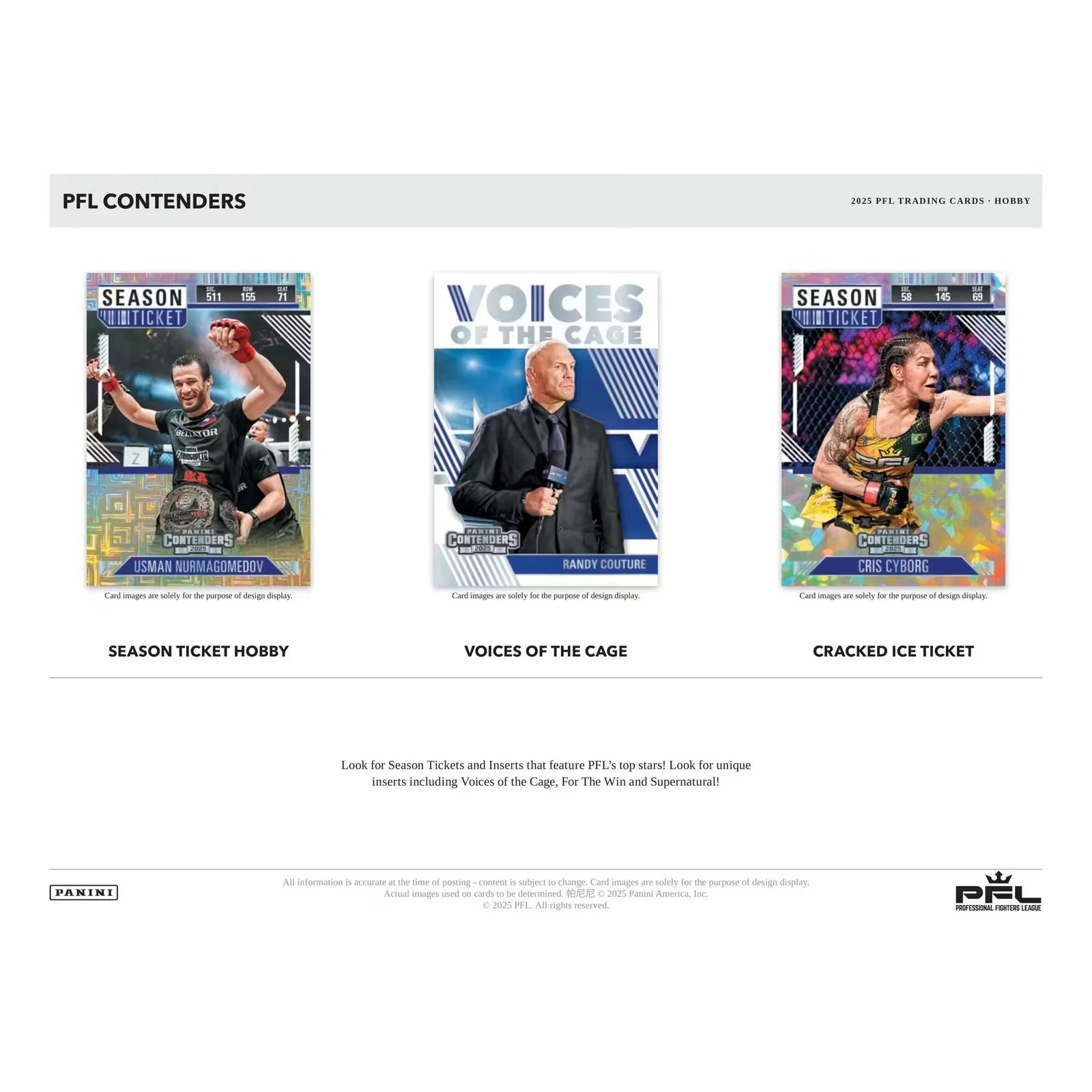 2025 Panini Contenders PFL Hobby Box | MMA Autographs (Ships Sealed Only)