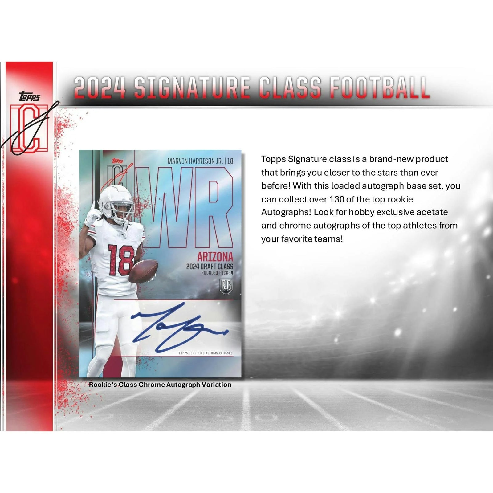 DRAFT - 2024 Topps Signature Class Football Mega Box