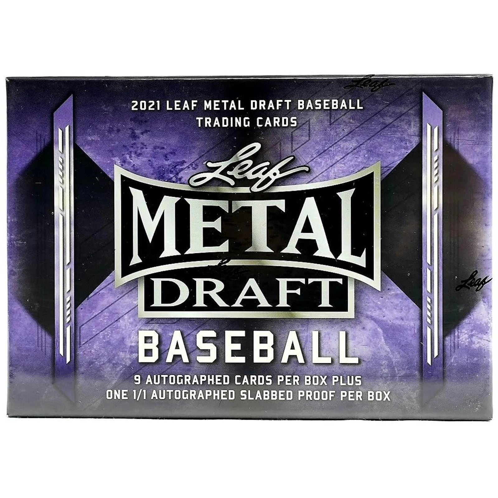 DRAFT - Just In 2021 Leaf Metal Draft Baseball Hobby Jumbo Box