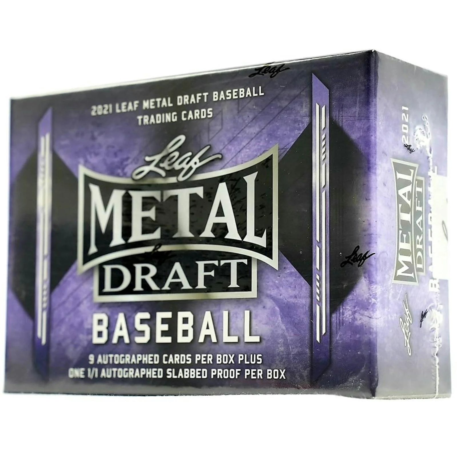 DRAFT - Just In 2021 Leaf Metal Draft Baseball Hobby Jumbo Box