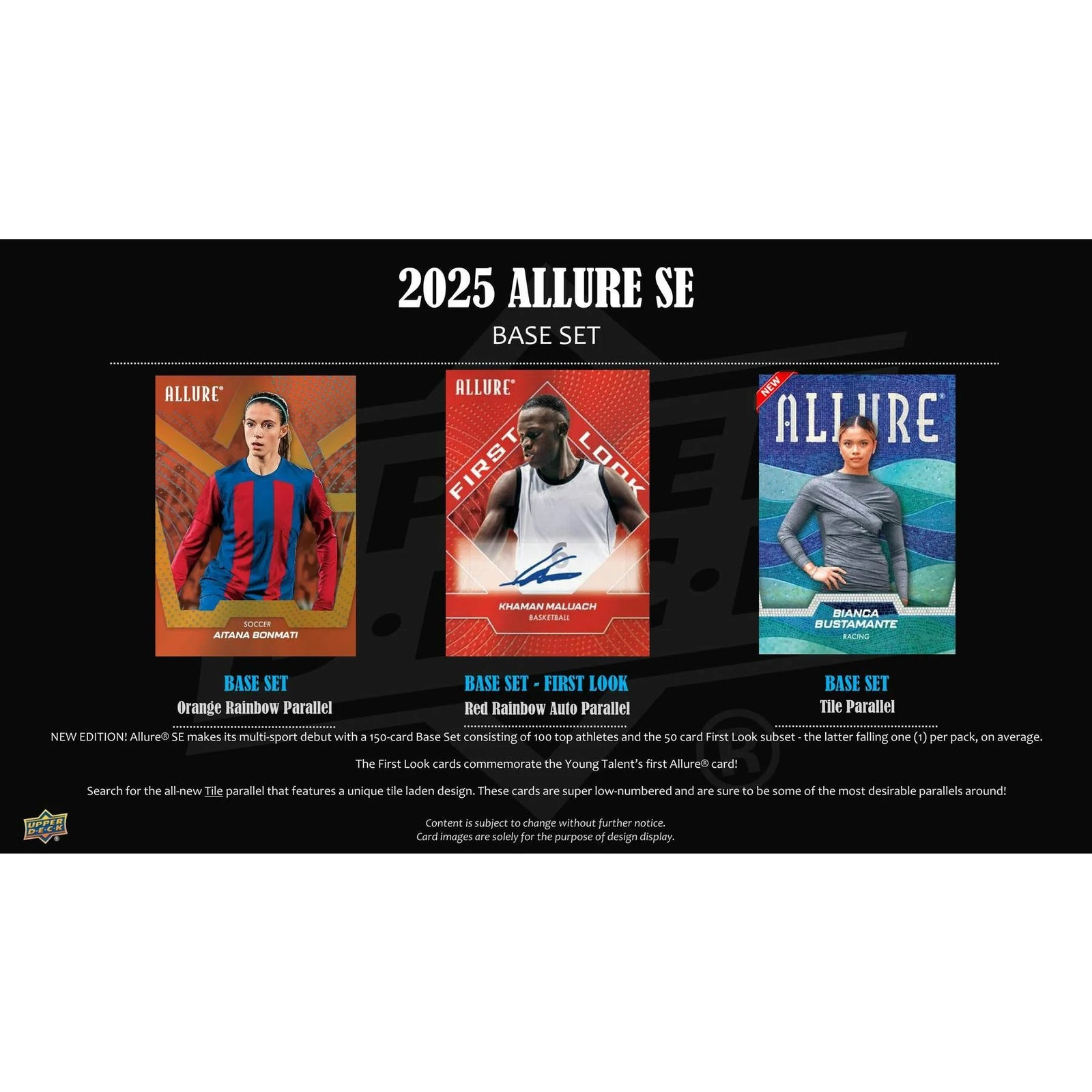 DRAFT - 2025 Upper Deck Allure SE Hobby Box | dacardworld:BV690HGX70