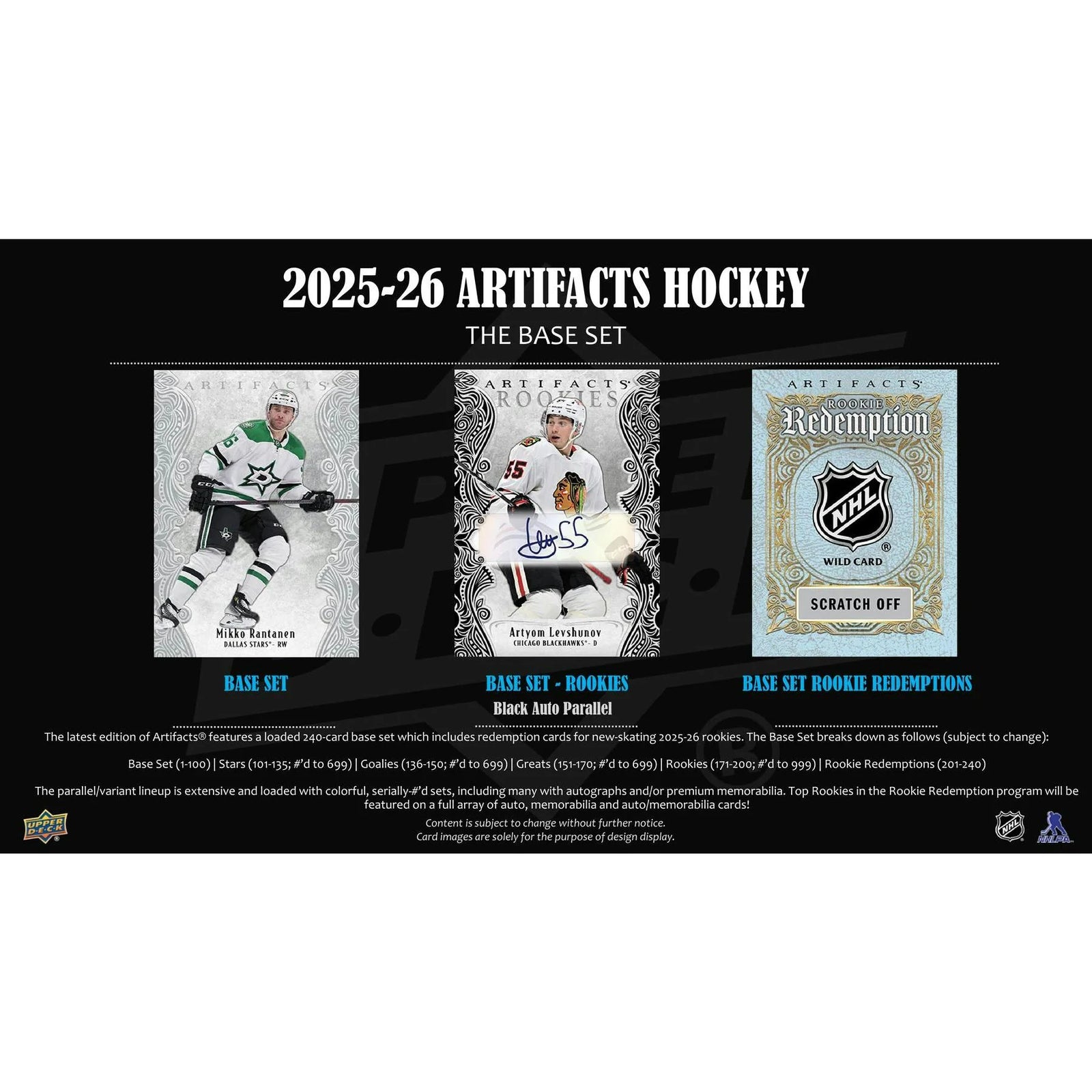 DRAFT - 2025-26 Upper Deck Artifacts Hockey Hobby Box
