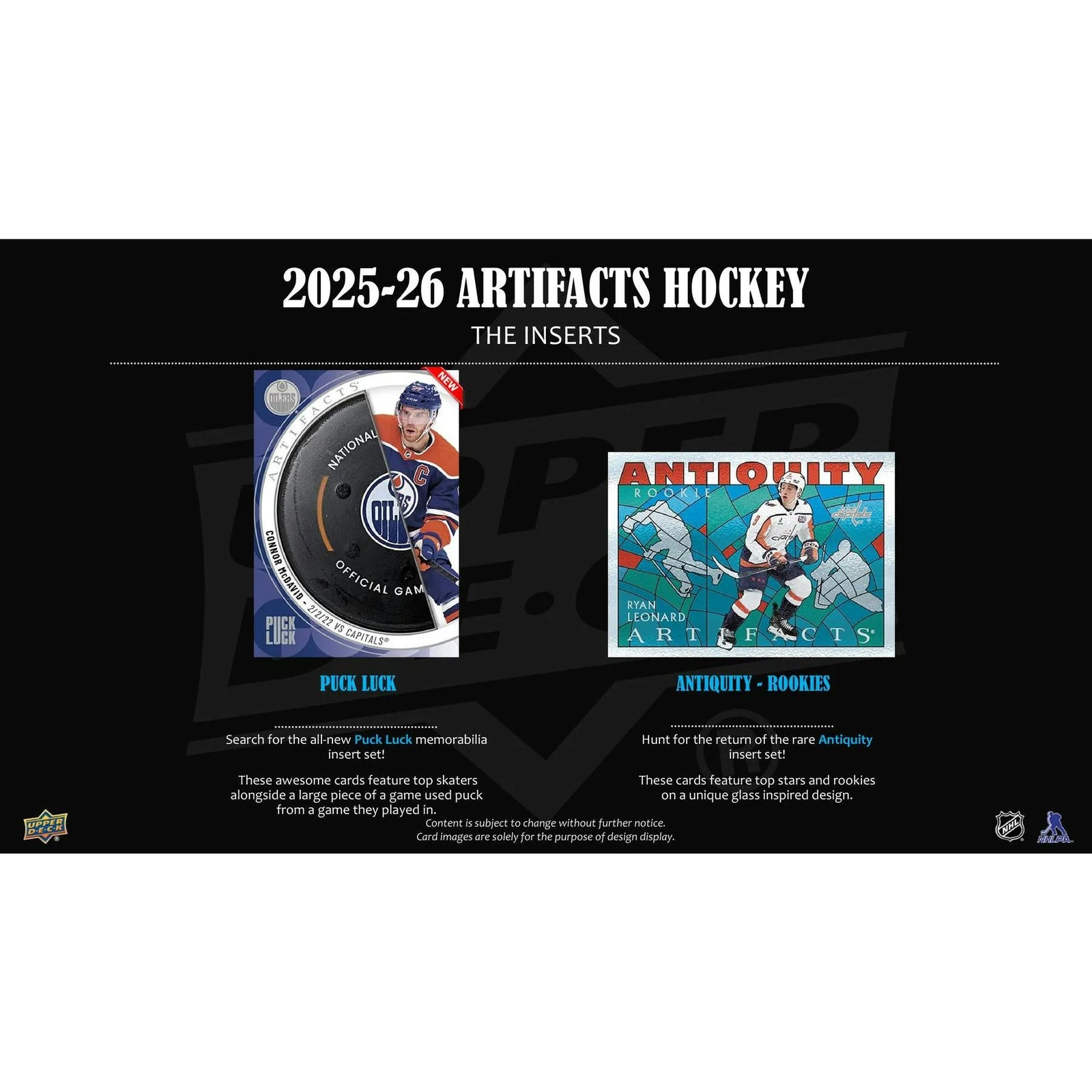 DRAFT - 2025-26 Upper Deck Artifacts Hockey Hobby Box