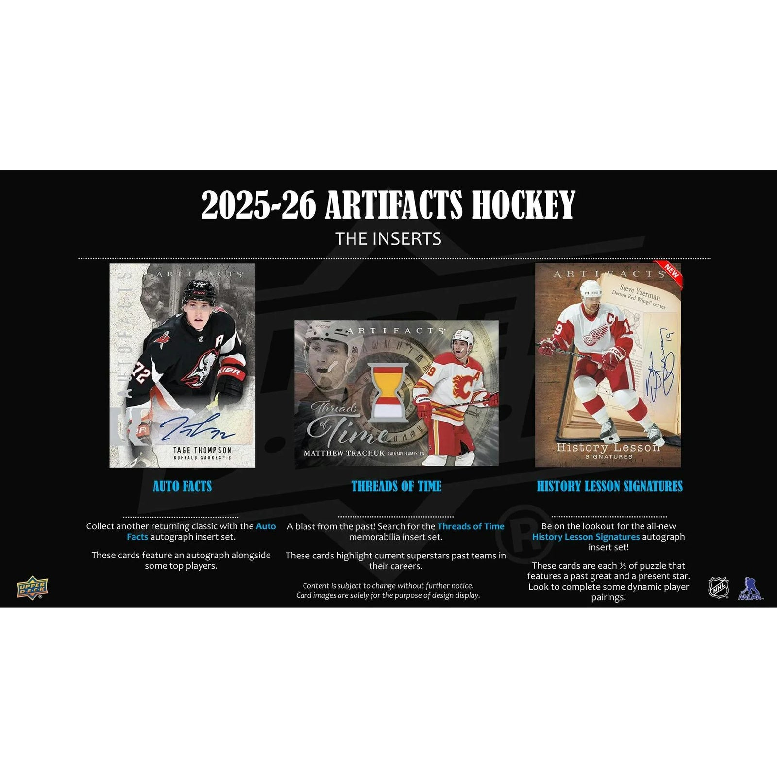 DRAFT - 2025-26 Upper Deck Artifacts Hockey Hobby Box