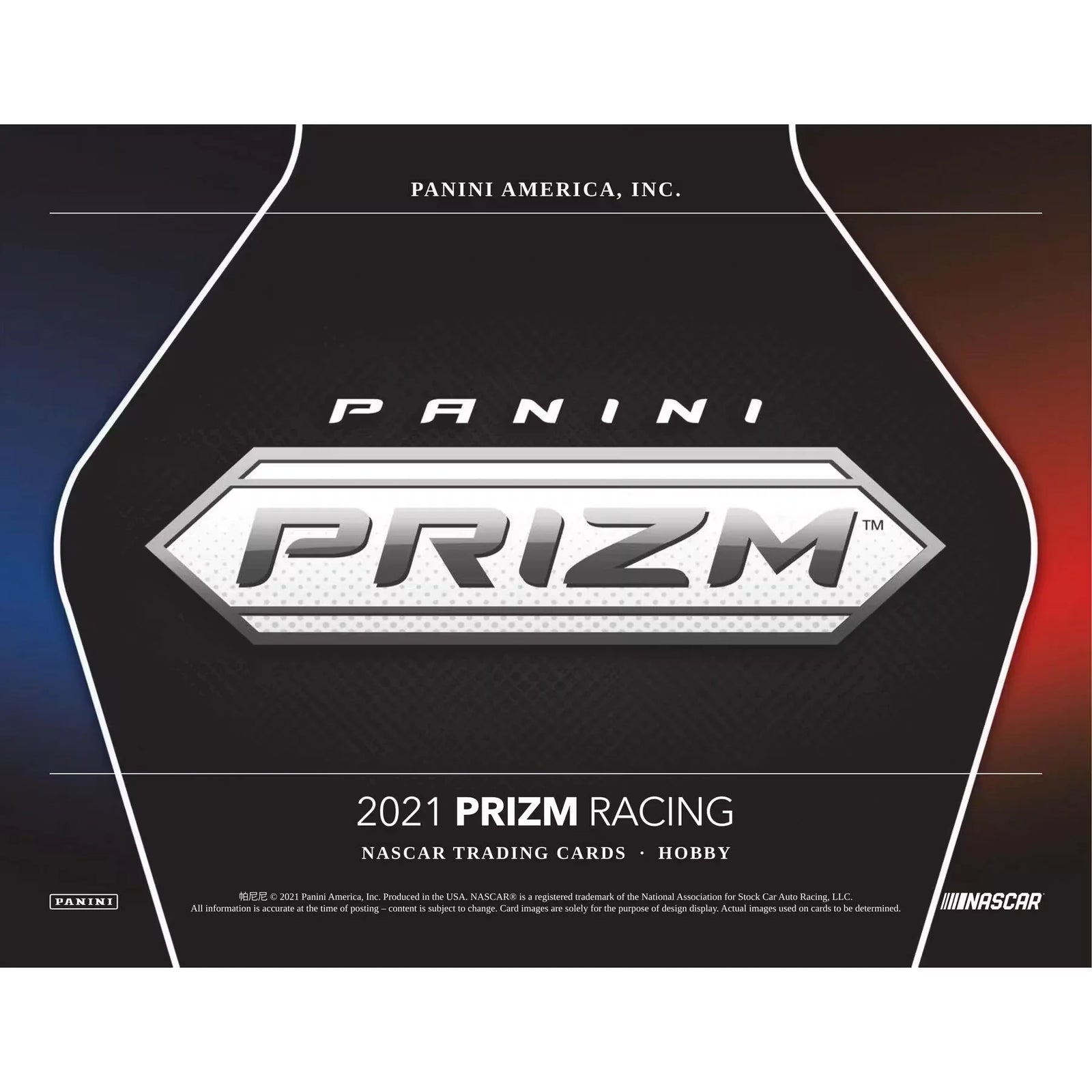2021 Panini Prizm Racing Hobby Box (Ships Sealed Only)