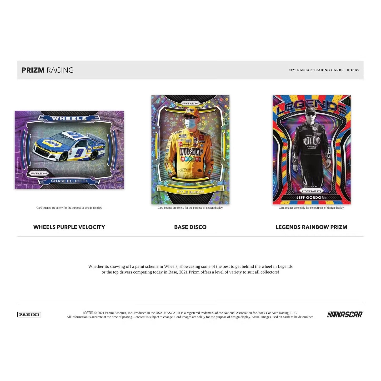 2021 Panini Prizm Racing Hobby Box (Ships Sealed Only)