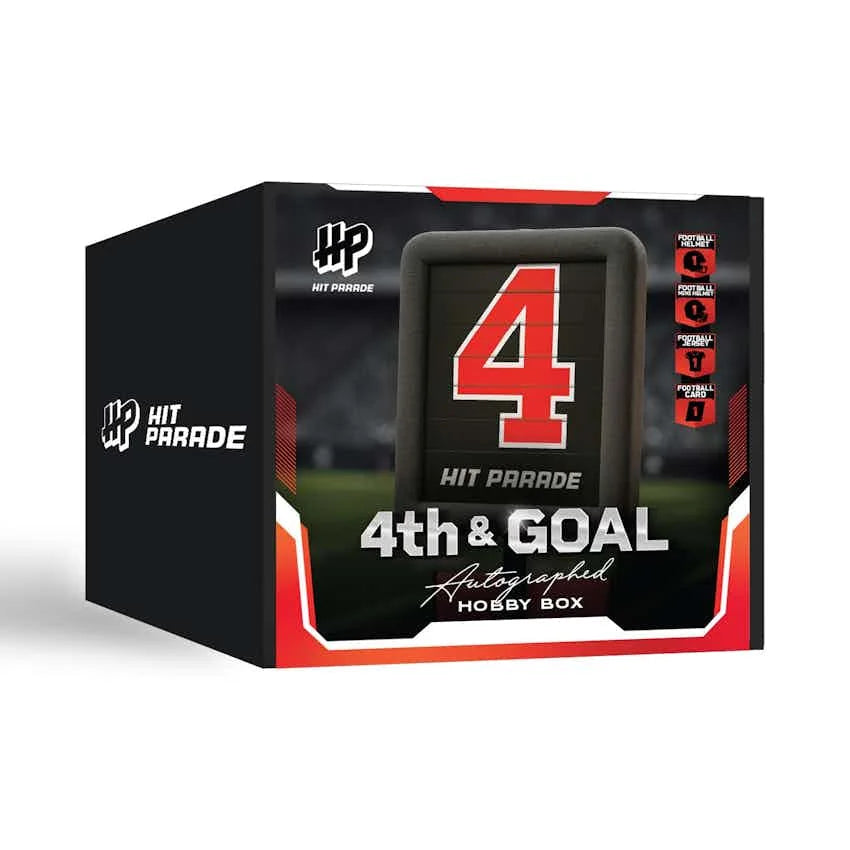 2025 Hit Parade Autographed Football 4th and Goal Series 2 Hobby Box