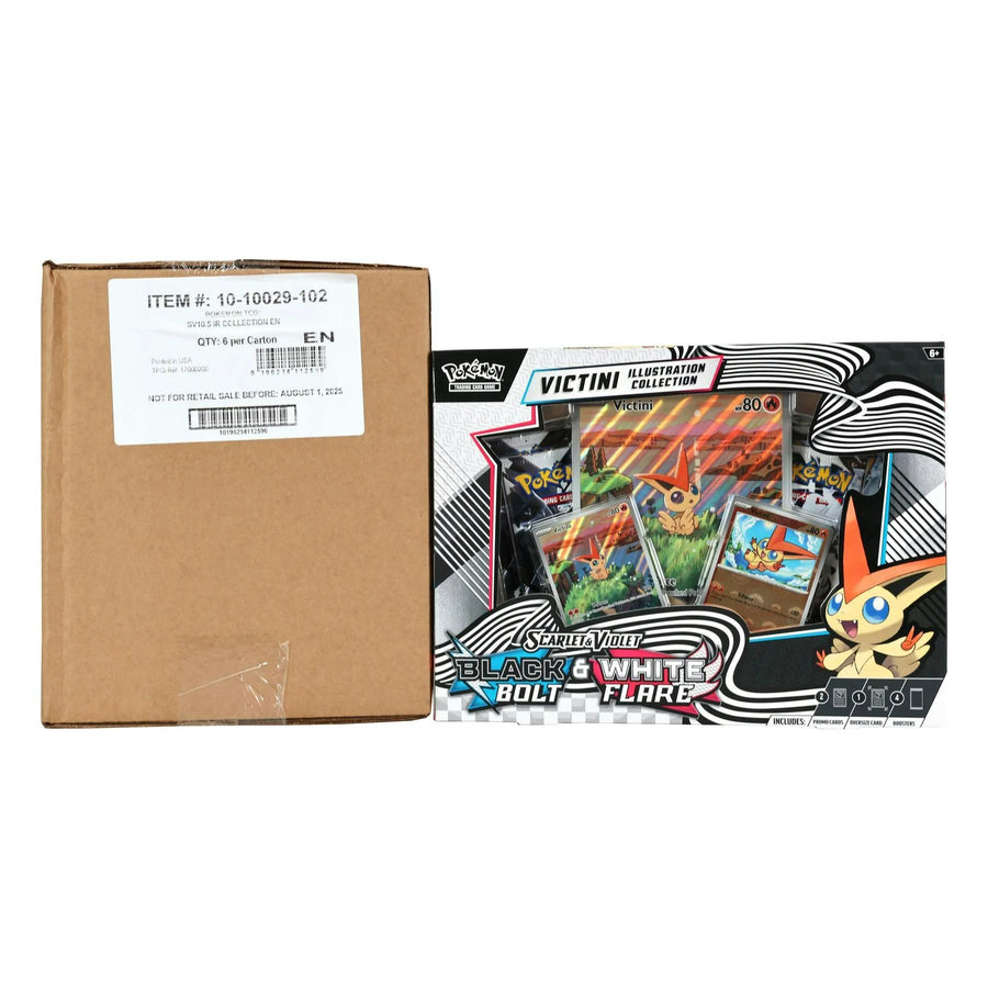 DRAFT - Pokemon Unova Victini Illustration Collection 6-Box Case | Sealed