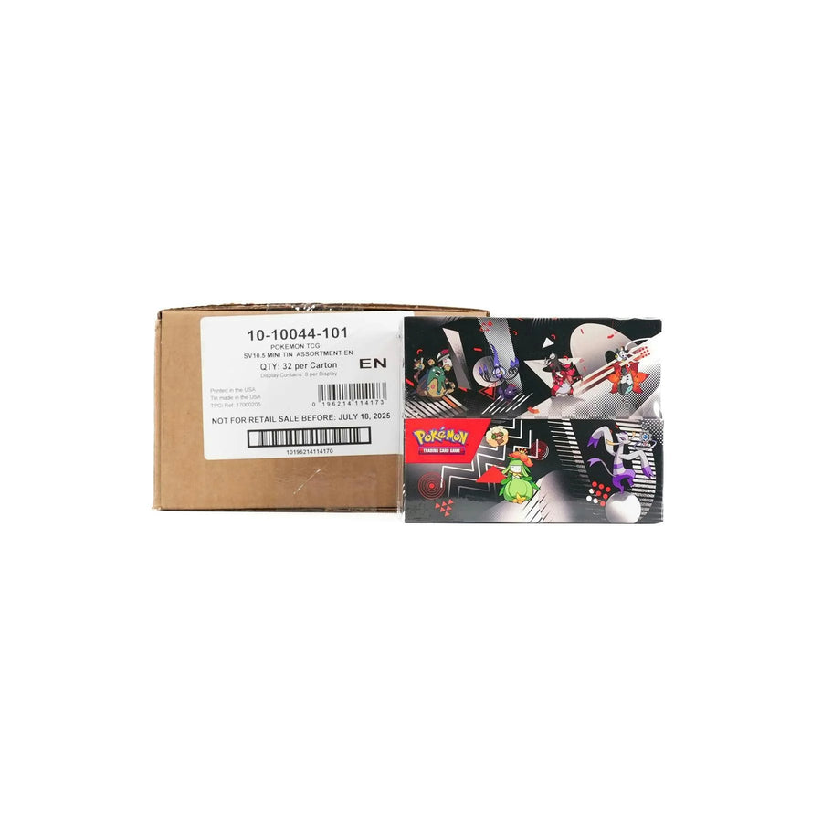 DRAFT - Pokemon Unova Mini Tin 4-Box Case | Black Bolt / White Flare