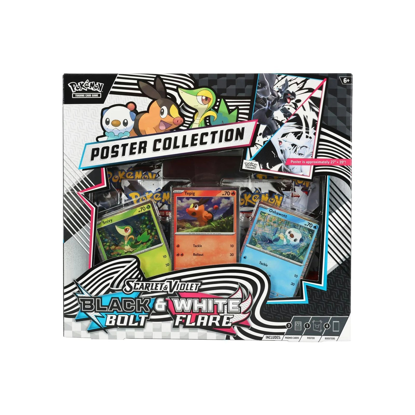 DRAFT - Pokemon Unova Poster Collection Box | Black Bolt / White Flare Sealed