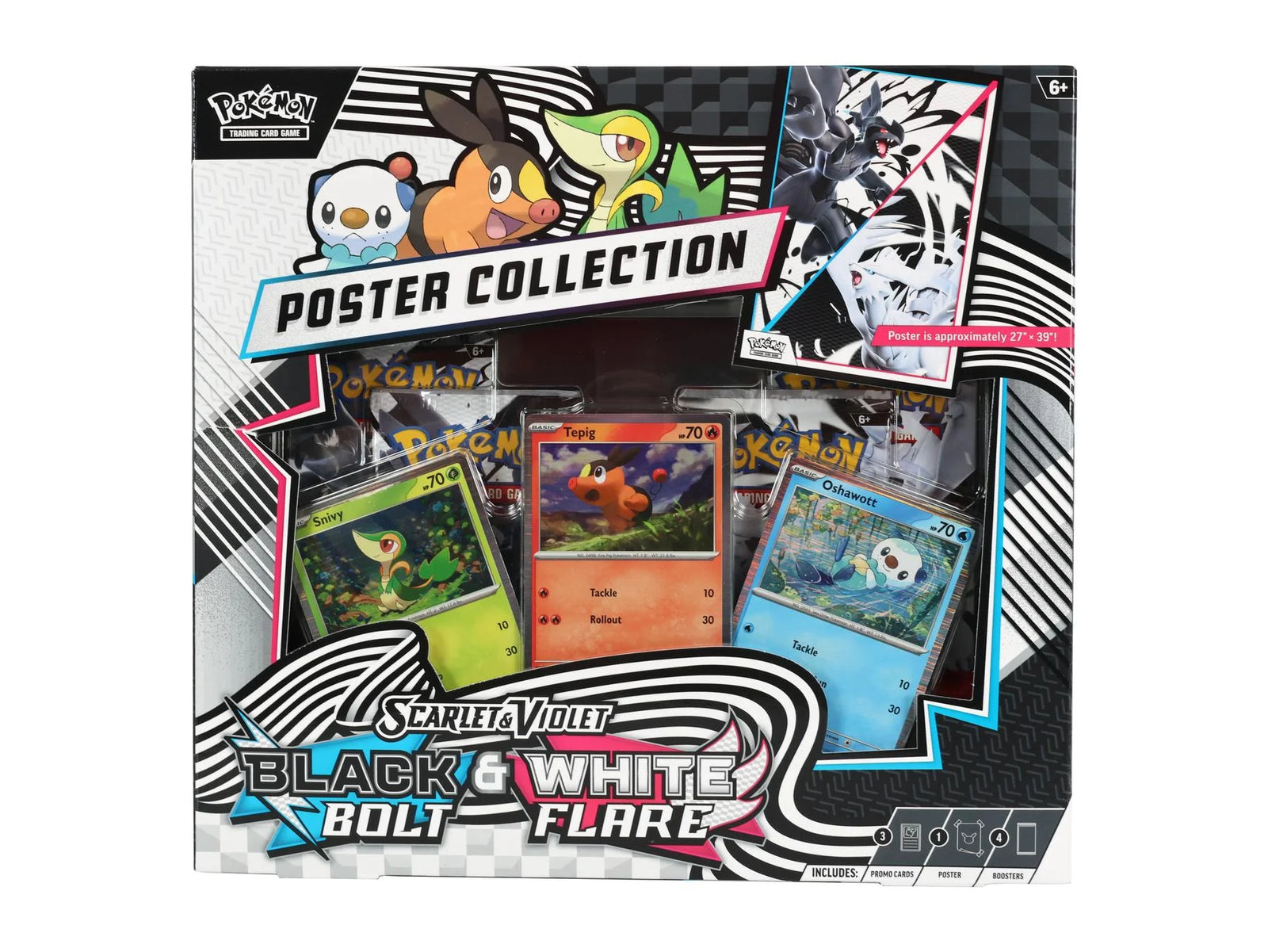 DRAFT - Pokemon Unova Poster Collection Box | Black Bolt / White Flare Sealed