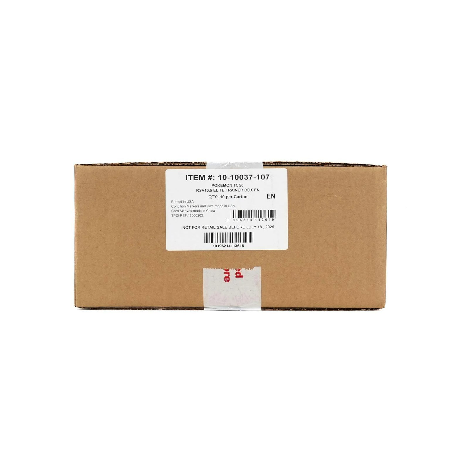DRAFT - Pokemon Scarlet & Violet White Flare Elite Trainer 10-Box Case | Sealed