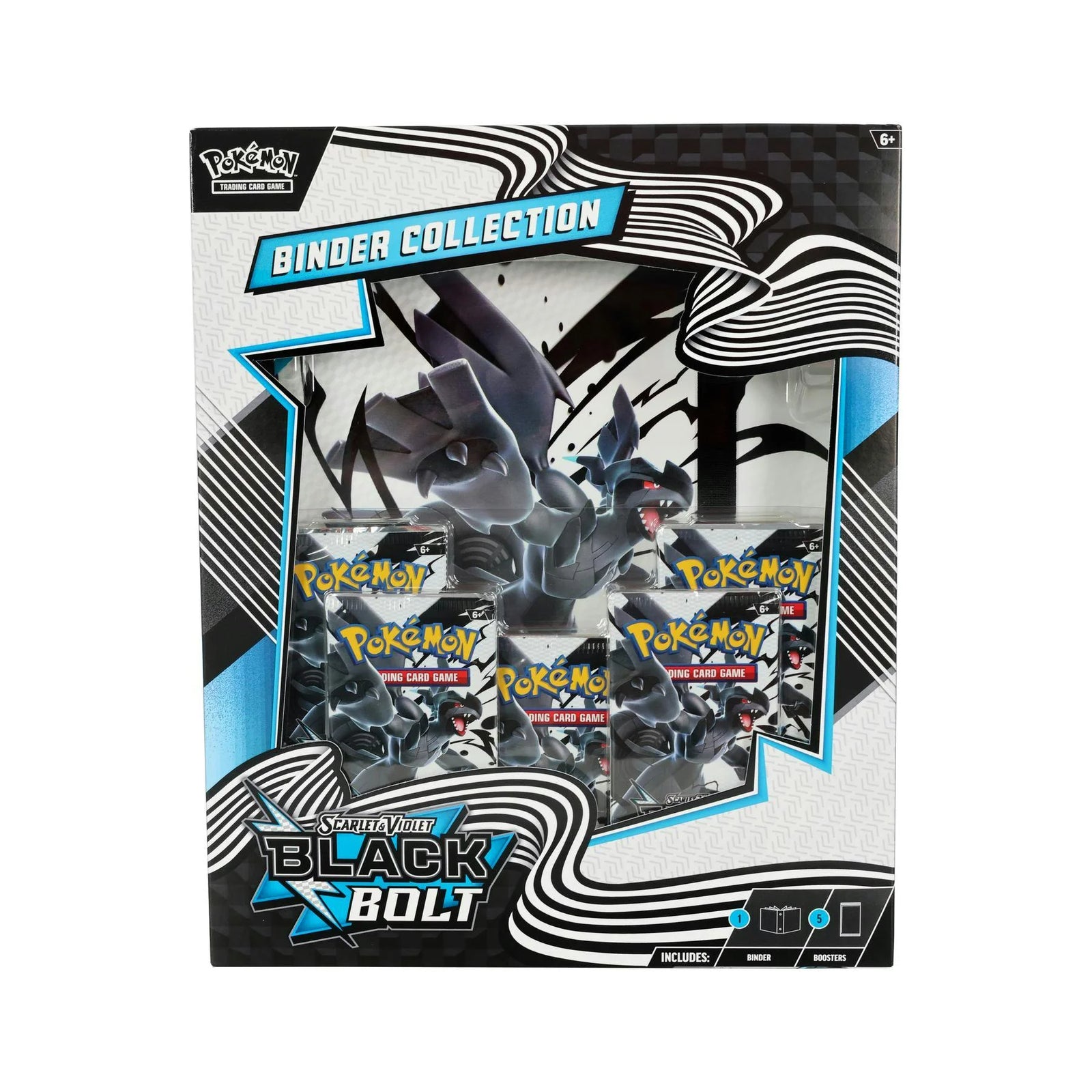 DRAFT - Pokemon Scarlet & Violet Black Bolt Binder Collection Box | Sealed