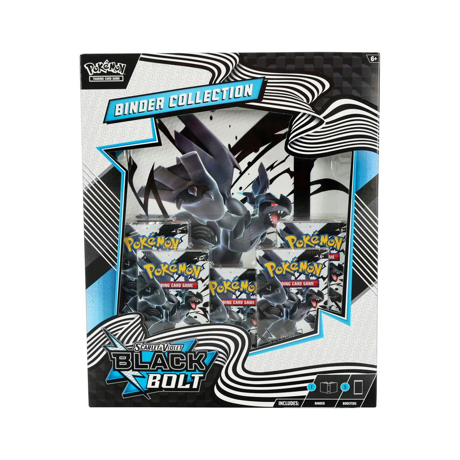 DRAFT - Pokemon Scarlet & Violet Black Bolt Binder Collection Box | Sealed