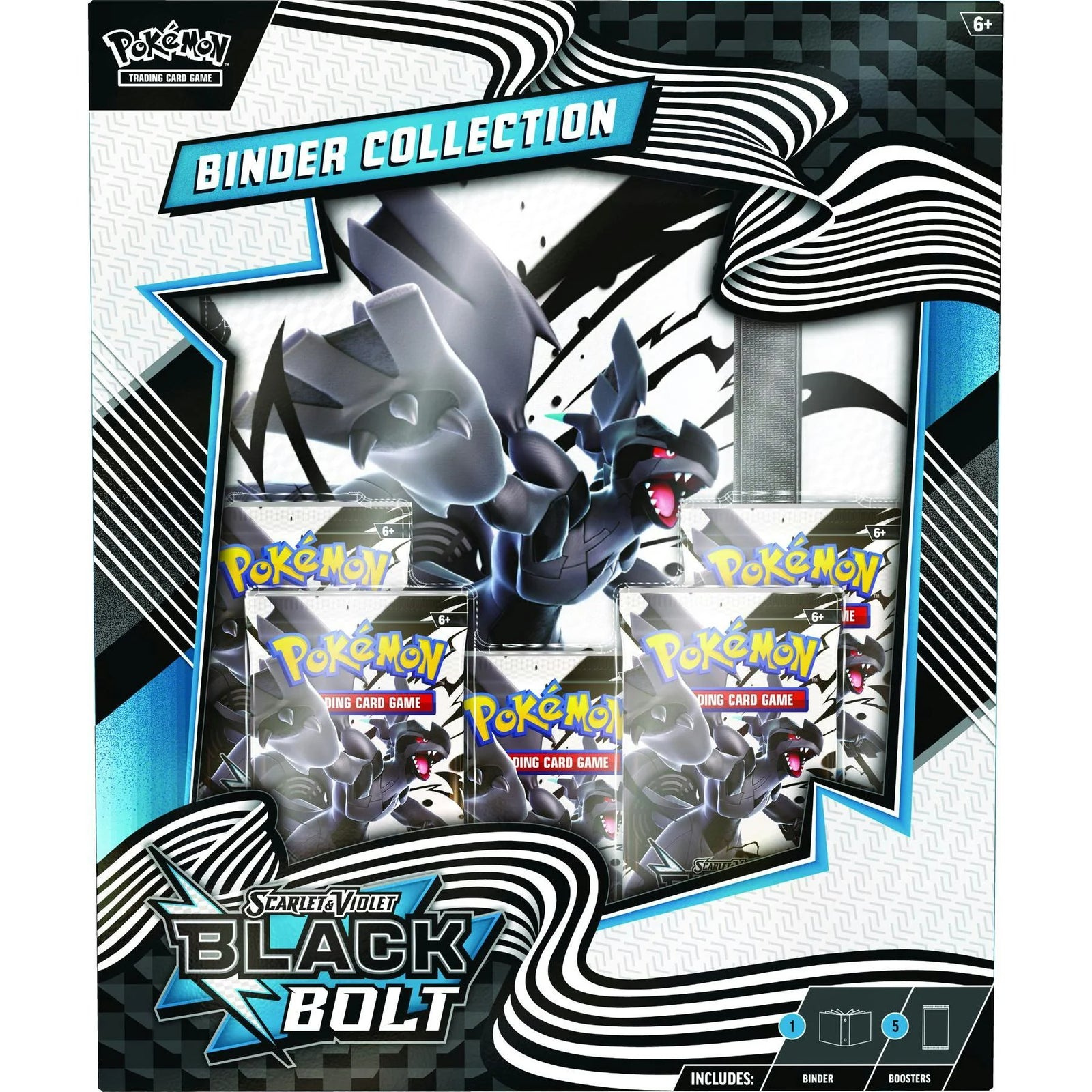DRAFT - Pokemon Scarlet & Violet Black Bolt Binder Collection Box | Sealed