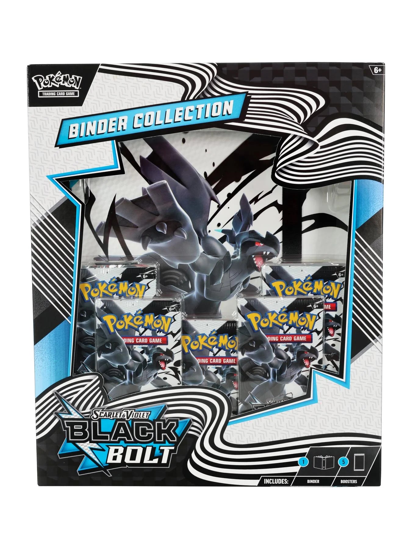 DRAFT - Pokemon Scarlet & Violet Black Bolt Binder Collection Box | Sealed