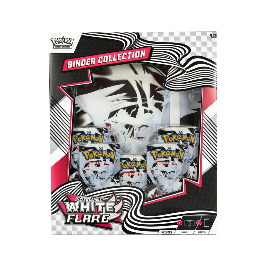 DRAFT - Pokemon Scarlet & Violet White Flare Binder Collection Box | dacardworld:BV6F0VR07V