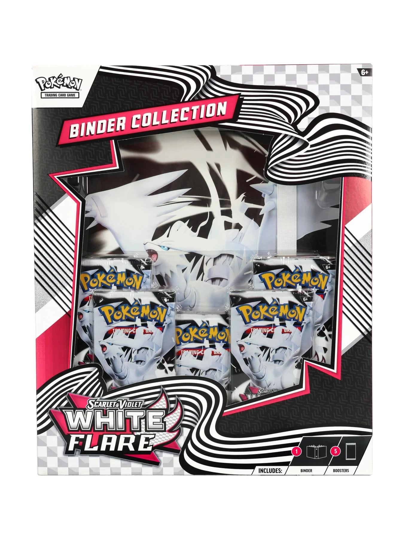 DRAFT - Pokemon Scarlet & Violet White Flare Binder Collection Box | dacardworld:BV6F0VR07V