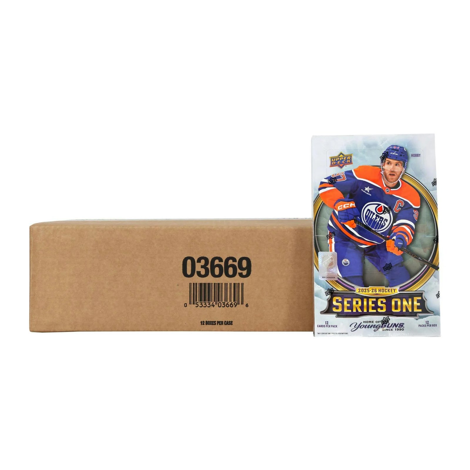 DRAFT - New 2025/26 Upper Deck Series 1 Hockey Hobby 12-Box Case