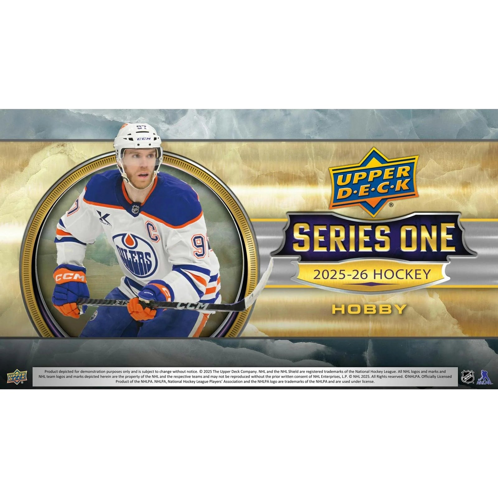 DRAFT - New 2025/26 Upper Deck Series 1 Hockey Hobby 12-Box Case