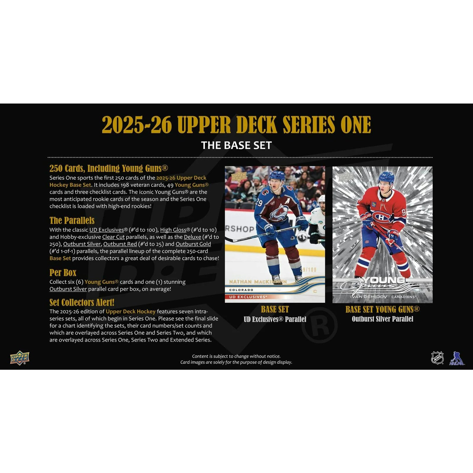 DRAFT - 2025-26 Upper Deck Series 1 Hockey Hobby Box | dacardworld:BV6J0WJ402