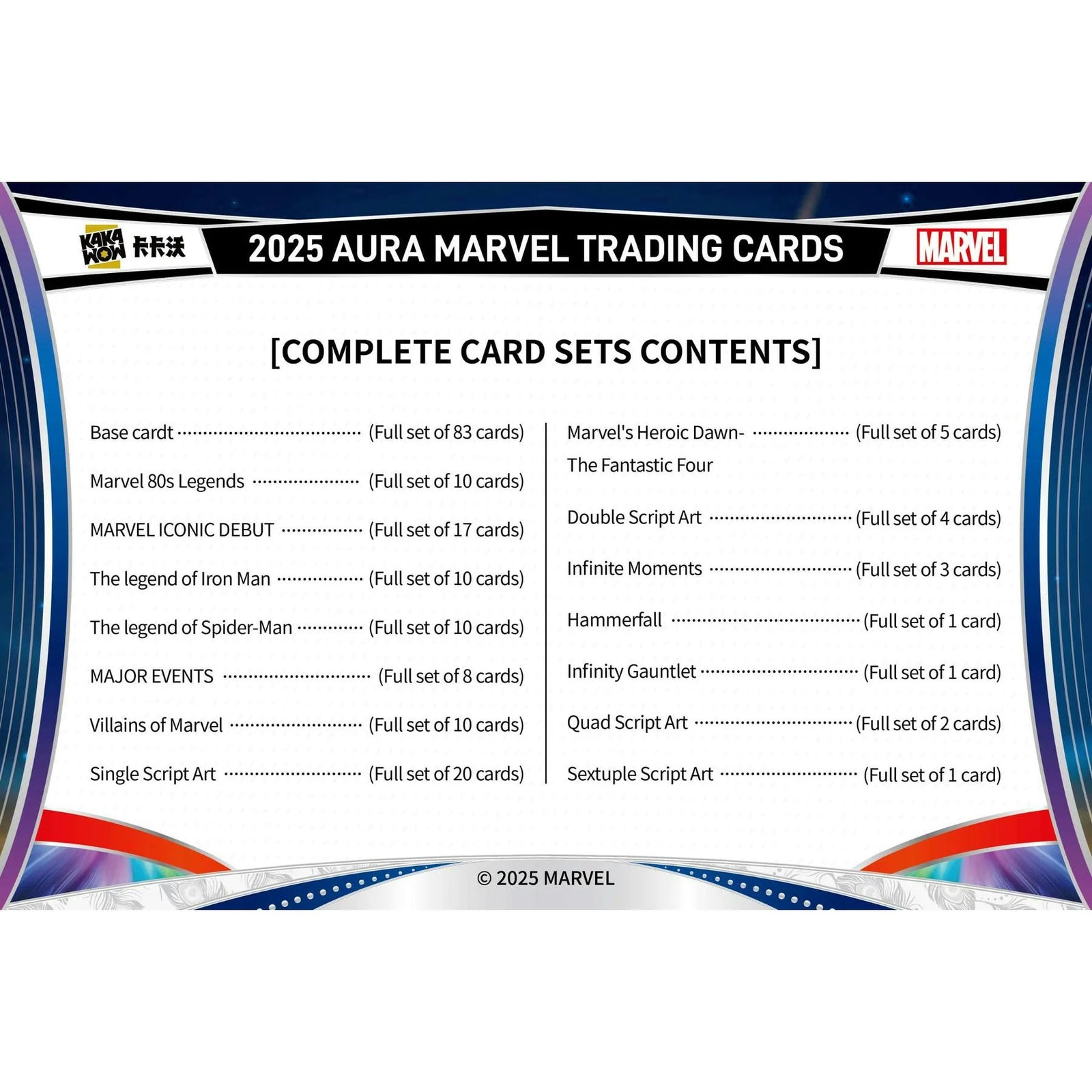 DRAFT - 2025 Kakawow Marvel Aura Hobby Box | SKU BV6J0X5W8M