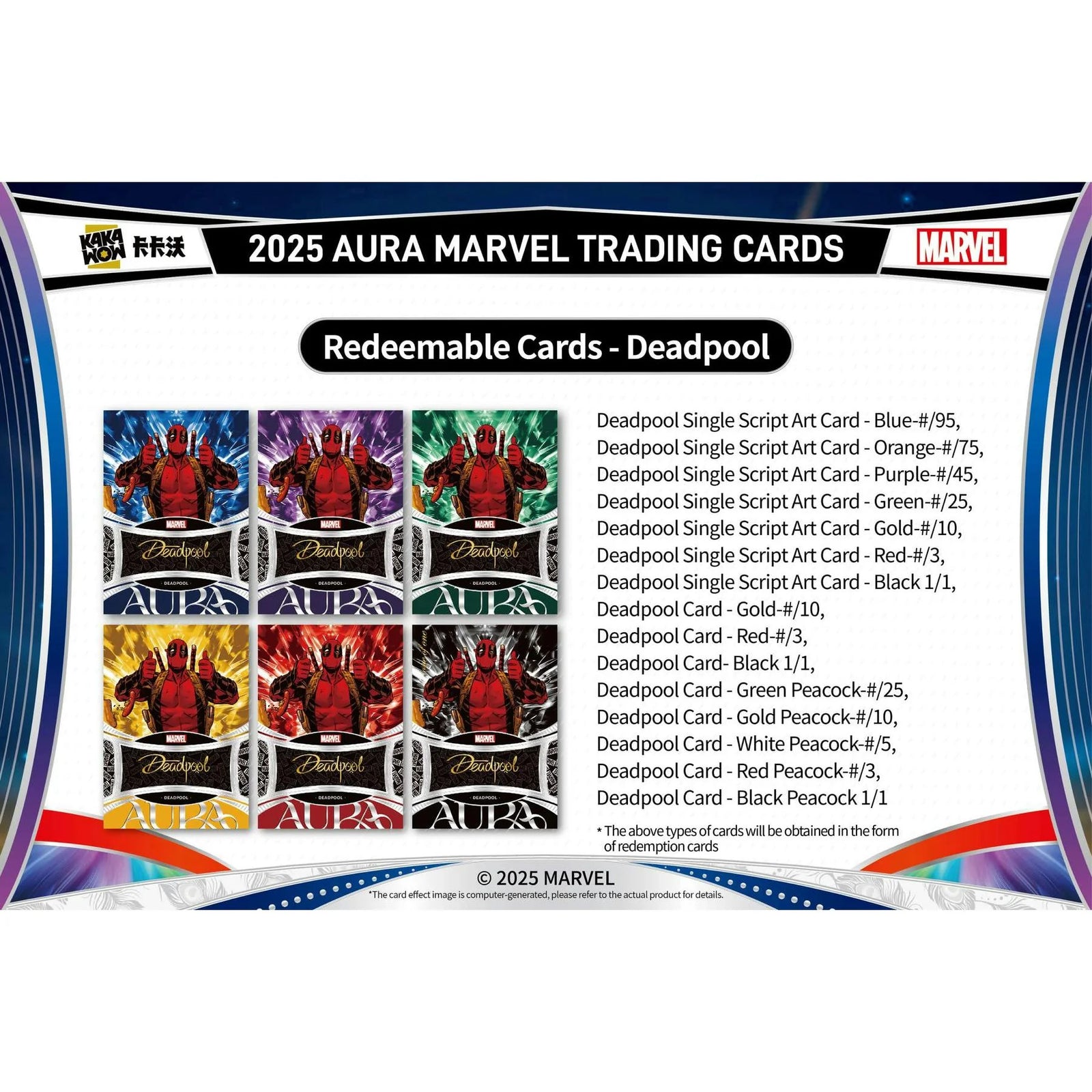 DRAFT - 2025 Kakawow Marvel Aura Hobby 10-Box Case | SKU dacardworld:BV6J0XGPEX