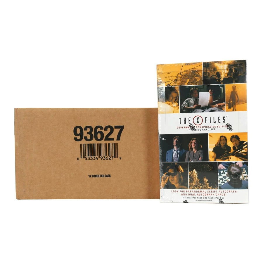 DRAFT - Upper Deck The X-Files Government Conspiracies Edition Hobby 12-Box Case | 2025