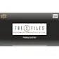 DRAFT - Upper Deck The X-Files Government Conspiracies Edition Hobby 12-Box Case | 2025