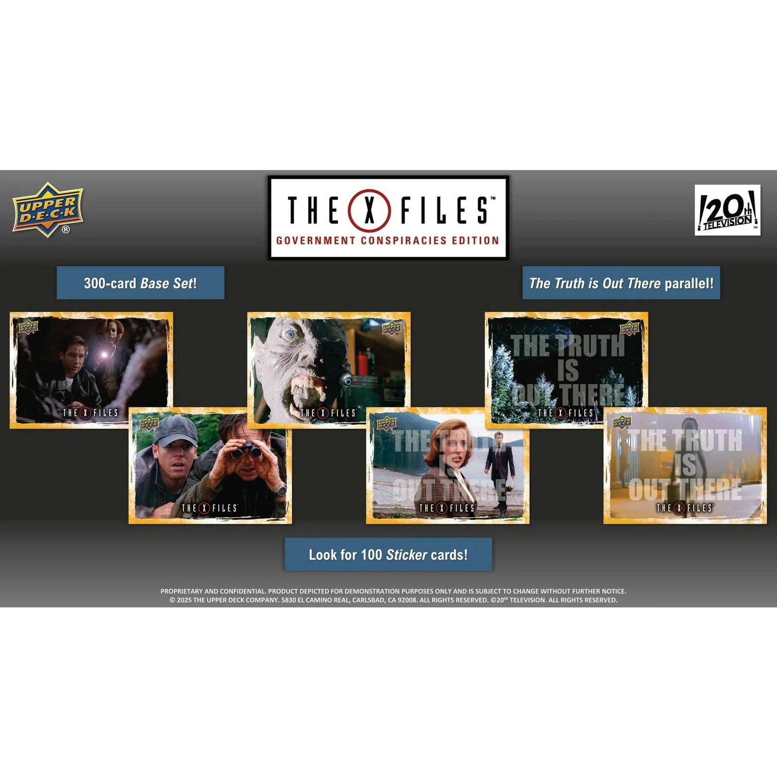 DRAFT - Upper Deck The X-Files Government Conspiracies Edition Hobby 12-Box Case | 2025