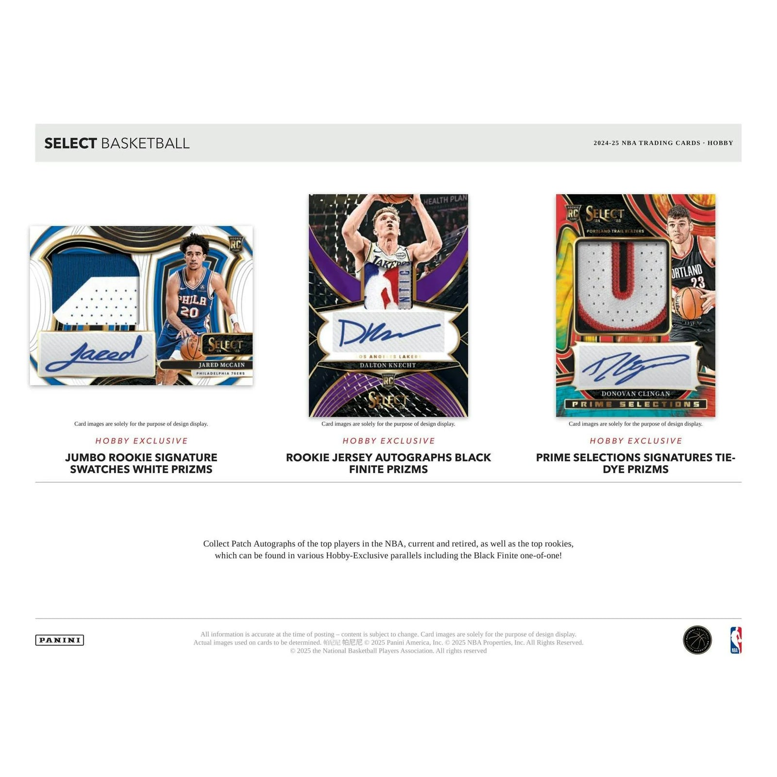 DRAFT - 2024/25 Panini Select Basketball Hobby Box $409.95 Add to Cart