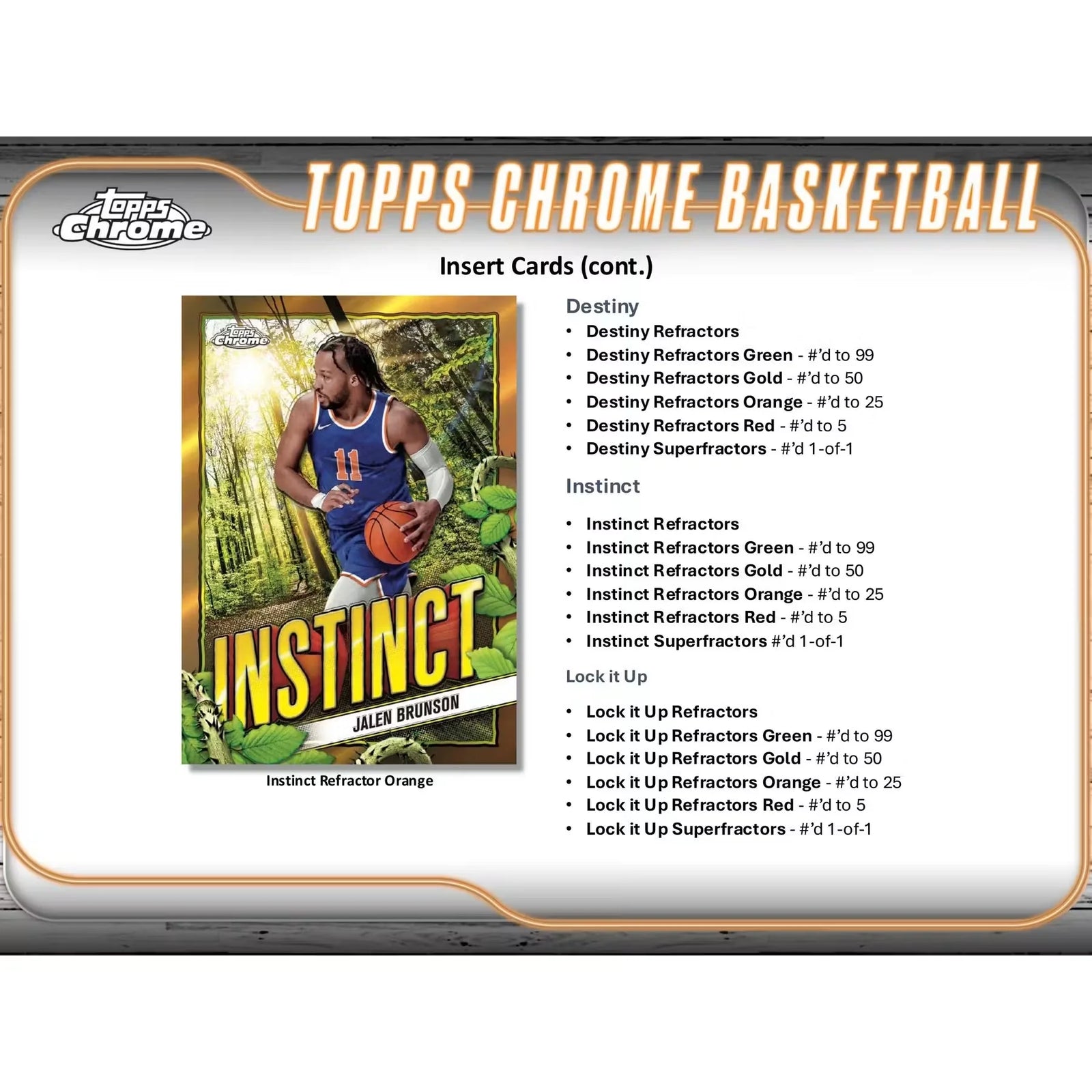 2024-25 Topps Chrome Basketball Hobby Box