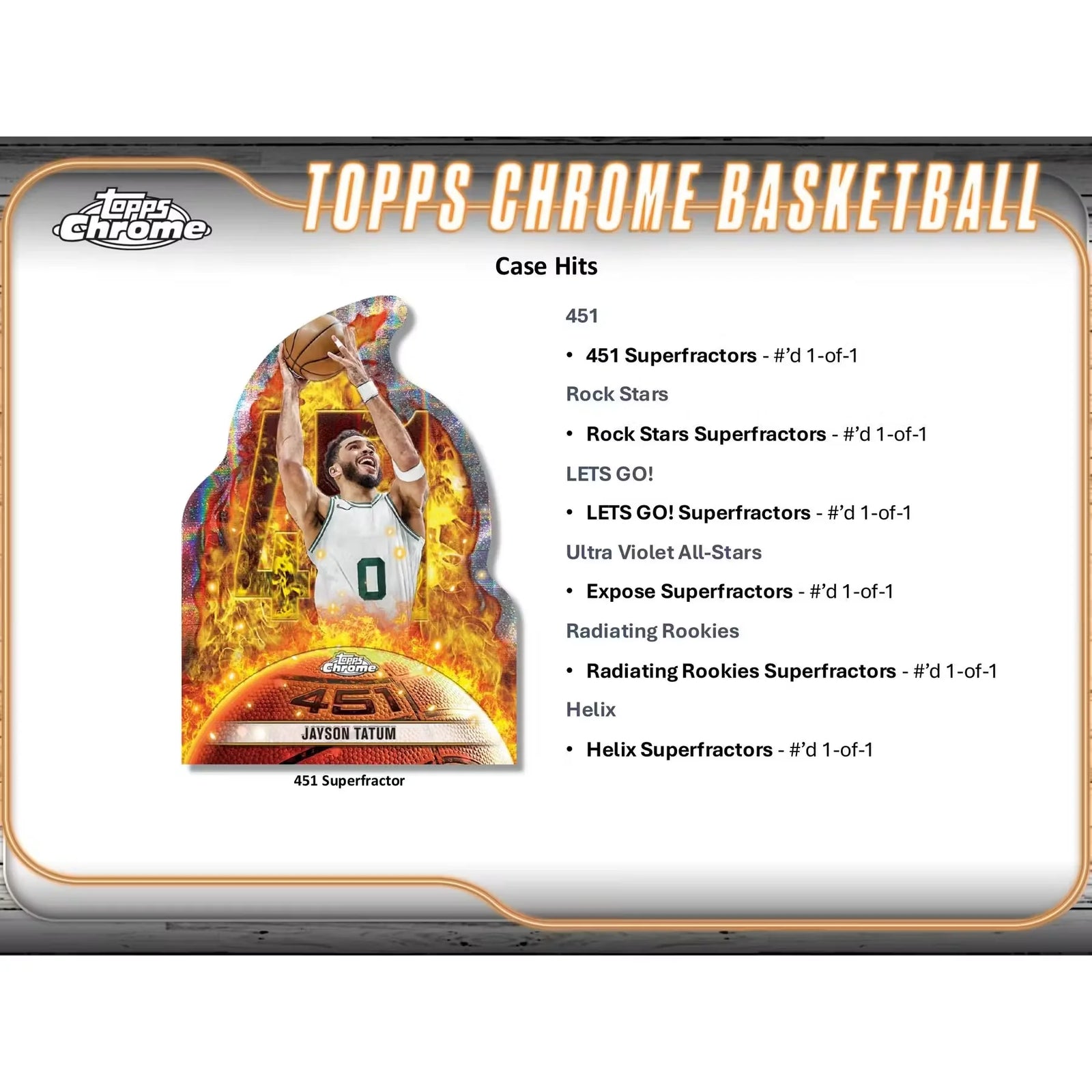 2024-25 Topps Chrome Basketball Hobby Box