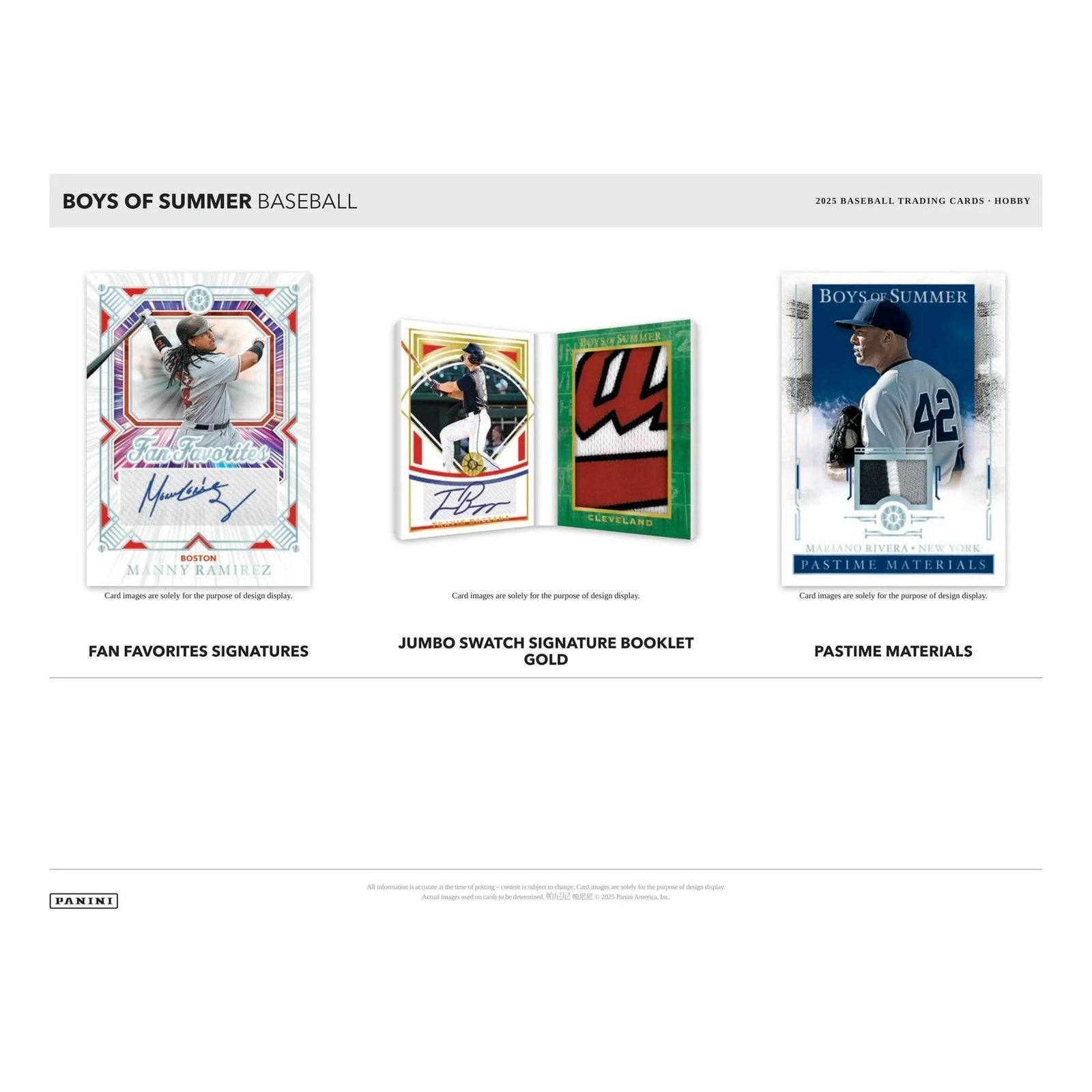 DRAFT - 2025 Panini Boys of Summer Baseball Hobby Box $299.95 $274.95 Add to Cart