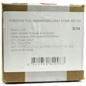 Pokemon Sword & Shield Brilliant Stars Booster 6-Box Case (Ships Sealed Only)