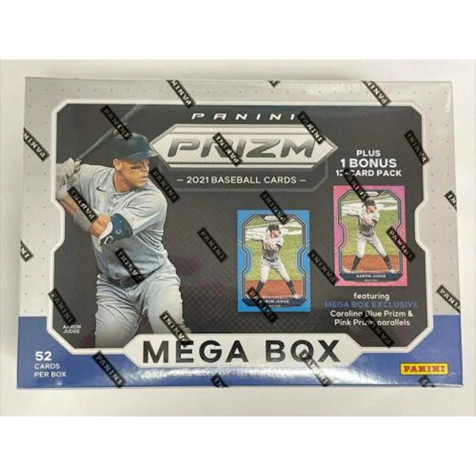 DRAFT - Just In 2021 Panini Prizm Baseball Mega 52-Card Box (Carolina Blue and Pink Prizms!)