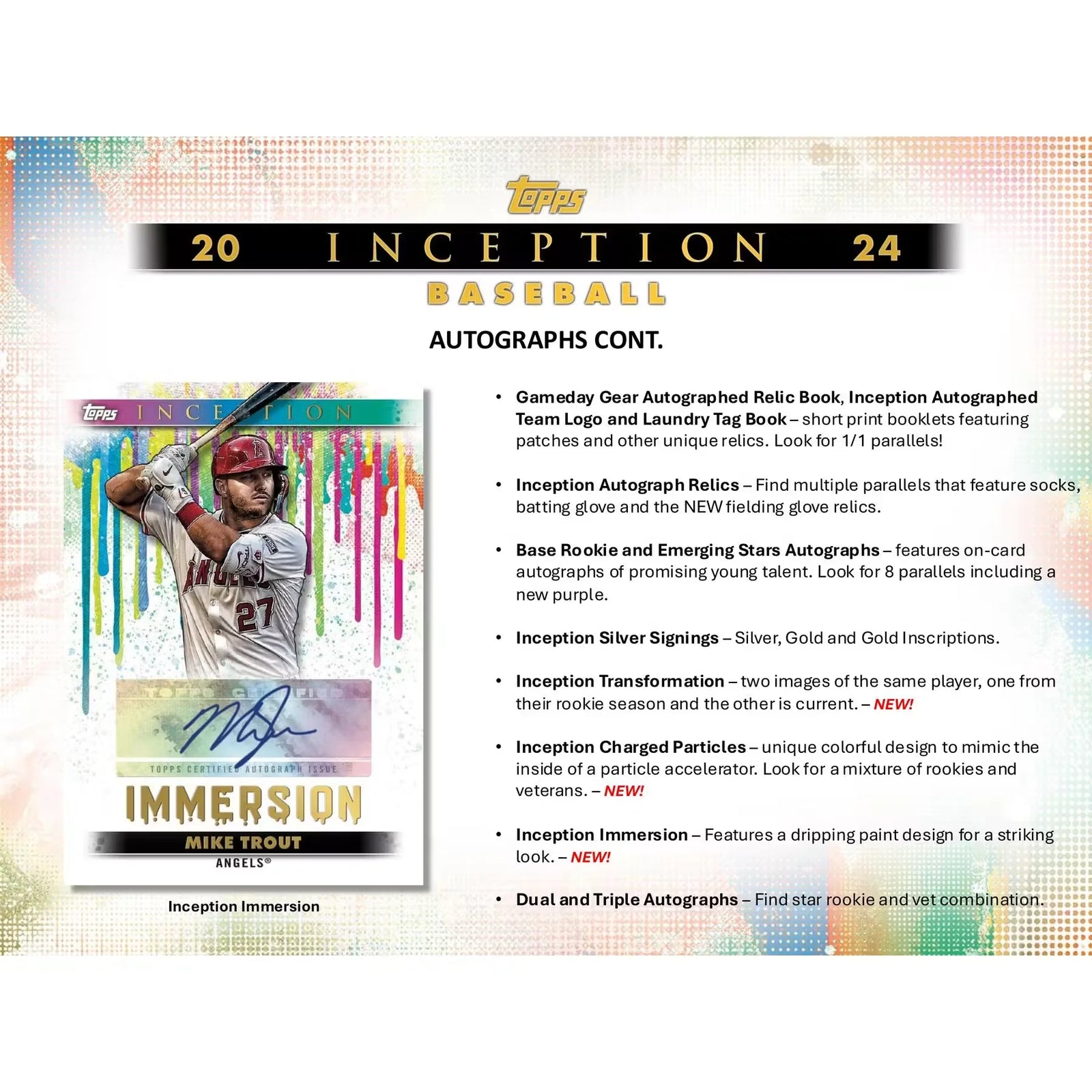 2024 Topps Inception Baseball Hobby Box